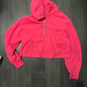Lululemon oversized scuba half zip hoodie
